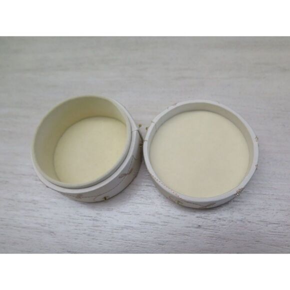 Embroidered Beaded Thai Silk Trinket Box Floral Leaves Vine Hand-stitched - Picture 4 of 4